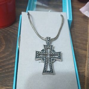 Halle Joy Hope Celtic Cross Necklace NIB Unisex